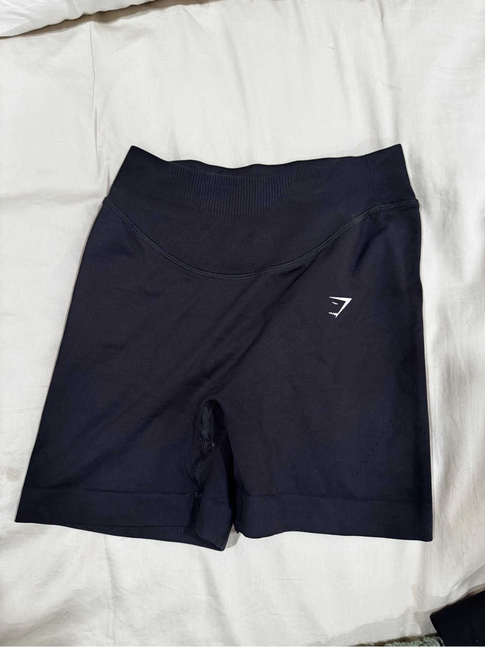 Gymshark Black Seamless High-Rise Bike Shorts